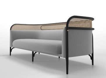 Modern Design Restaurant Bench Seating With Wooden / Steel Skeleton