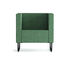 Single Person Restaurant Style Bench Seating Sofa With High Density Foam