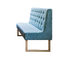 Modern Dining Room Restaurant Booth Seating Sofa Furniture Blue Color