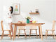 Square Home Solid Wood Extendable Dining Room Table For Small Spaces