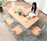 Modern Dining Room Solid Wood Table Rectangle Shaped Simple Design
