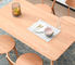 Modern Dining Room Solid Wood Table Rectangle Shaped Simple Design