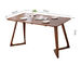 Commercial Custom Made Furniture Restaurant Table And Chairs Wooden Material