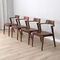 Comfortable PU Leather Solid Wood Chairs For Coffee Bar / Restaurant Use