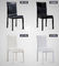 Waterproof PVC Leather Dining Chairs With Metal Legs Hotel Conference Using