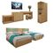 Wood Hotel Bedroom Furniture TV Table / Side Table Modern Appearance