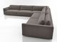 L Shaped customized simple large and small size Italian Dining room sofa