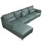 Fabric Modern Sectional Living room Sofa leather wood frame with factory price