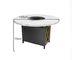 Factory price electric mini marble tabletop restaurant hot pot table