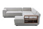 L Shape Fabric Living Room Sectional Sofa SMY-7177 With Recliners