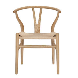 Modern Solid Wood Chairs , Leisure Restaurant Chair with Wooden Frame