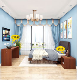 Contemporary Hotel Bedroom Furniture Sets With Bedside And TV Cabinet