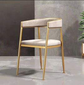 Metal Frame Modern Dining Room Chairs With Comfortable Anti Skid Pad Seat