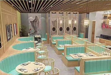 Customized Modern Restaurant Furniture ，Restaurant Booth And Table Set