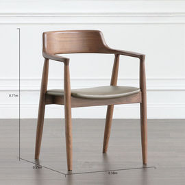 Modern Solid Wood Restaurant Chair / Restaurant Wood Chairs Comfortable