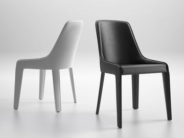 Custom Simple Hotel Restaurant Furniture / Solid Wood Dining Room Chairs