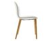 White / Black Custom Made Furniture Solid Wood Dining Chairs For Restaurant