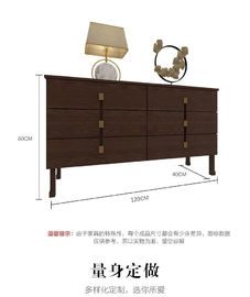 Fashionable Hotel Bedroom Furniture Wooden Bedside Cabinet For Living Room