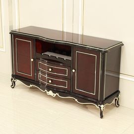 Hotel Decorative Solid Wood Bedroom Side Cabinets With Drawers Customized