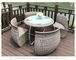 Outdoor Rattan Table And Chairs Set , Garden Patio Table Set UV Resistant
