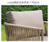 Comfortable Rattan Outdoor Sofa Set Seating With Cushion All Weather Use