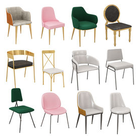 Multi Style Metal Frame Modern Dining Room Chairs For Restaurant / Office / Hotel