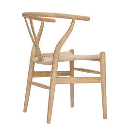Modern Solid Wood Chairs , Leisure Restaurant Chair with Wooden Frame