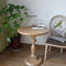 Round Shaped Modern Wood Coffee Table , Solid Wood Dining Table