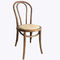 High Back Restaurant Solid Wood Chairs / Upholstered Wooden Dining Chairs