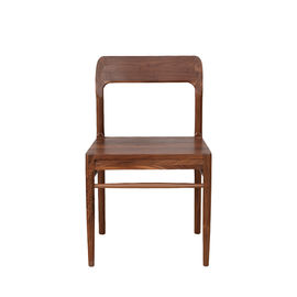 Contemporary Solid Wood Chairs / Wooden Restaurant Chairs Without Armrest