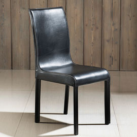 Waterproof PVC Leather Dining Chairs With Metal Legs Hotel Conference Using