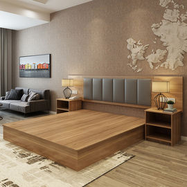 Hotel Wooden Bedroom Furniture Sets / Apartment Bedroom Sets Modern Design