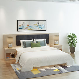 3-5 Star Hotel Apartment Bedroom Suite Furniture Fashionable Customized Size