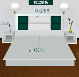 Commercial Use Hotel Bedroom Furniture Sets Contemporary Style OEM &amp; ODM