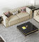 Customized Hotel Bedroom Furniture U Shaped Leather Sectional Sofa Set