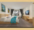 Wood Hotel Bedroom Furniture TV Table / Side Table Modern Appearance