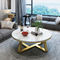 Custom Made Nordic Marble Modern Simple Living Room Round Size Tea Table