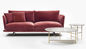 Fabric / Leather Cushion 2 Seater Contemporary Living Room Sofa