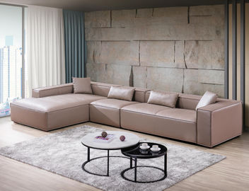 3 Seater Contemporary Living Room Sofa leather wood frame with low price