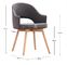 Coffee Dessert Shop 450*550*790MM Wooden Dining Room Chairs
